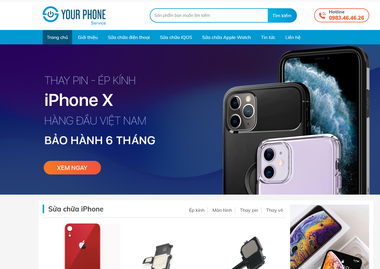 Yourphone - địa chỉ sửa chữa iPhone bị sọc tốt nhất dành cho bạn