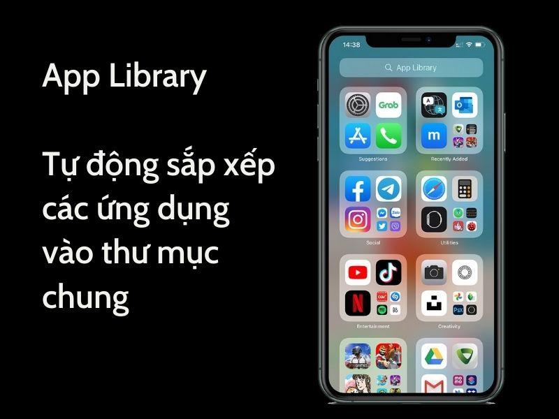 App Library trên iOS 14