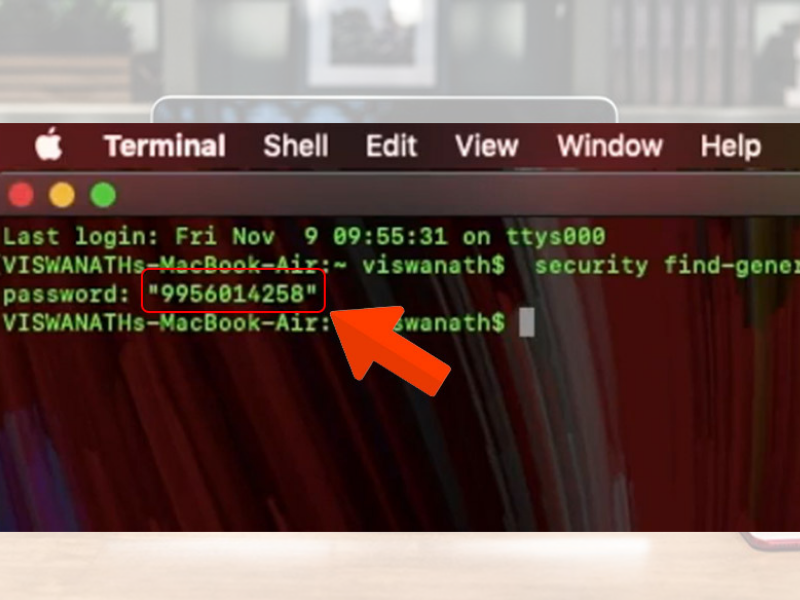 Cách xem pass wifi trên Macbook