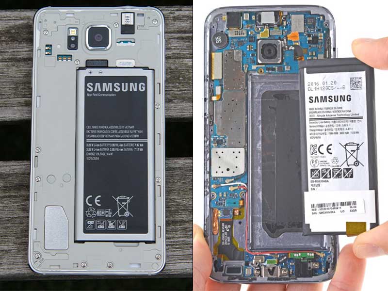 Dấu hiệu pin điện thoại Samsung bị hỏng