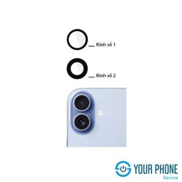 Thay kính camera sau iPhone 16 Plus